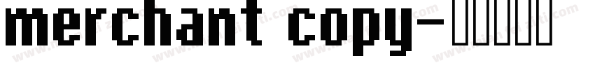 merchant copy字体转换